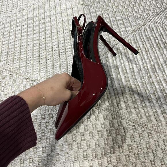 Tony Bianco Asti Slingback Heels in Bordeaux - Picture 4 of 6